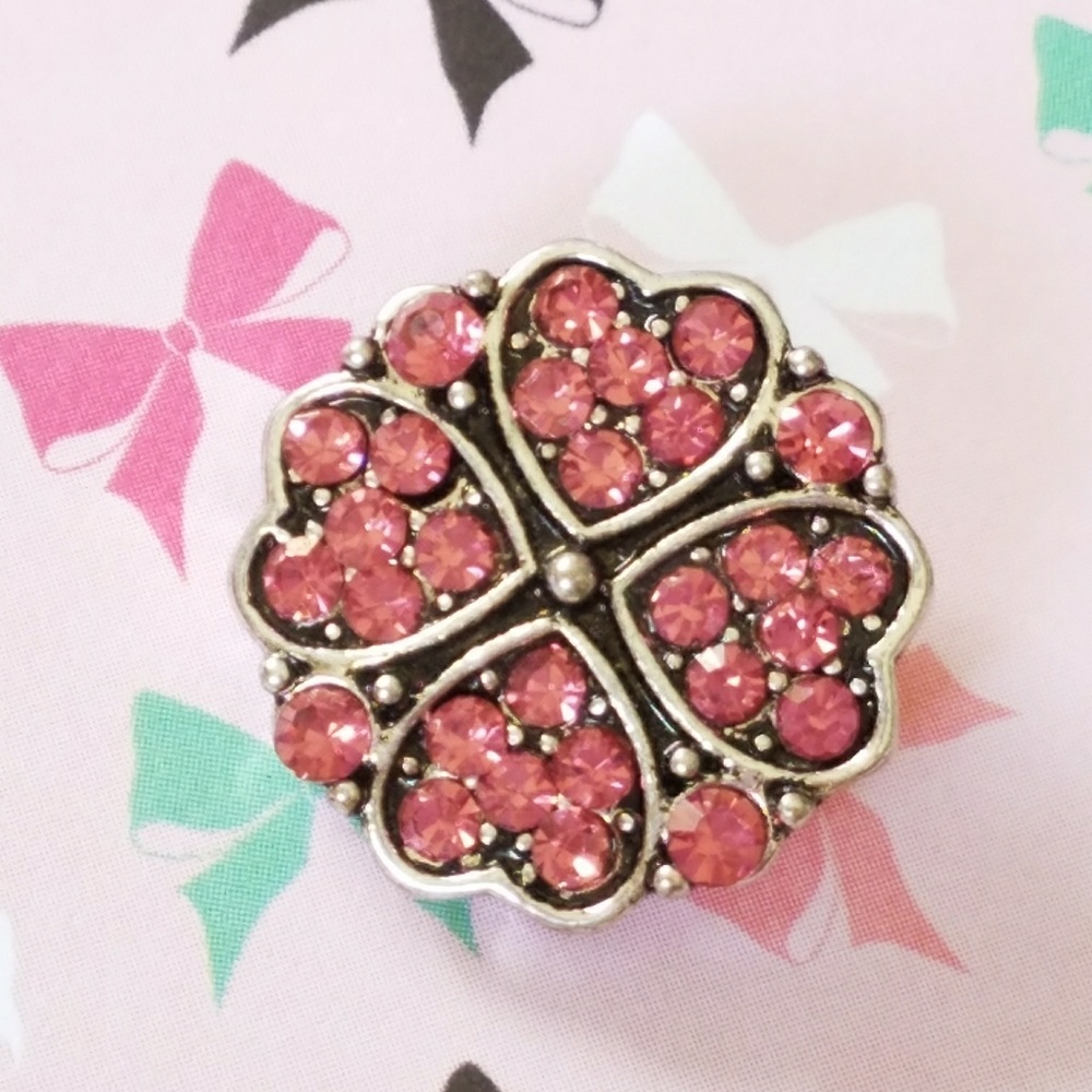 Pink snap for Snap jewelry new